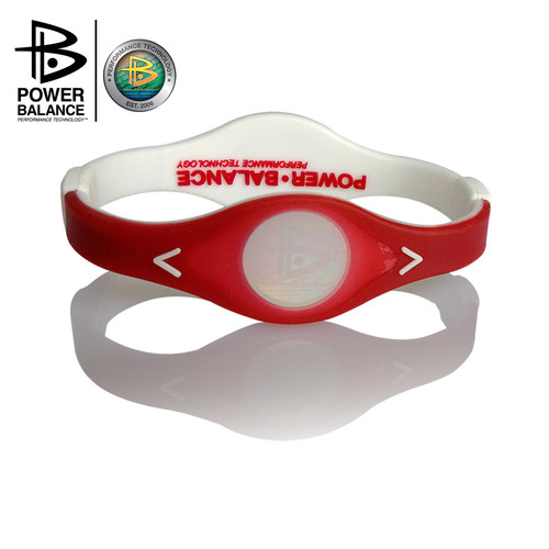 POWER BALANCE 霸能 能量平衡公司 手环 比赛日手环 红白双色手环