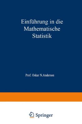 【预订】Einfuhrung in Die Mathematische Statistik