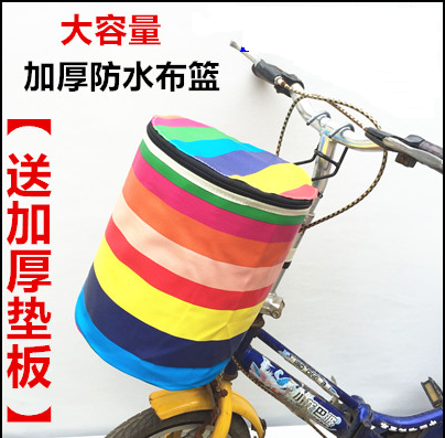 Panier pour vélo en toile - Ref 2259052 Image 1