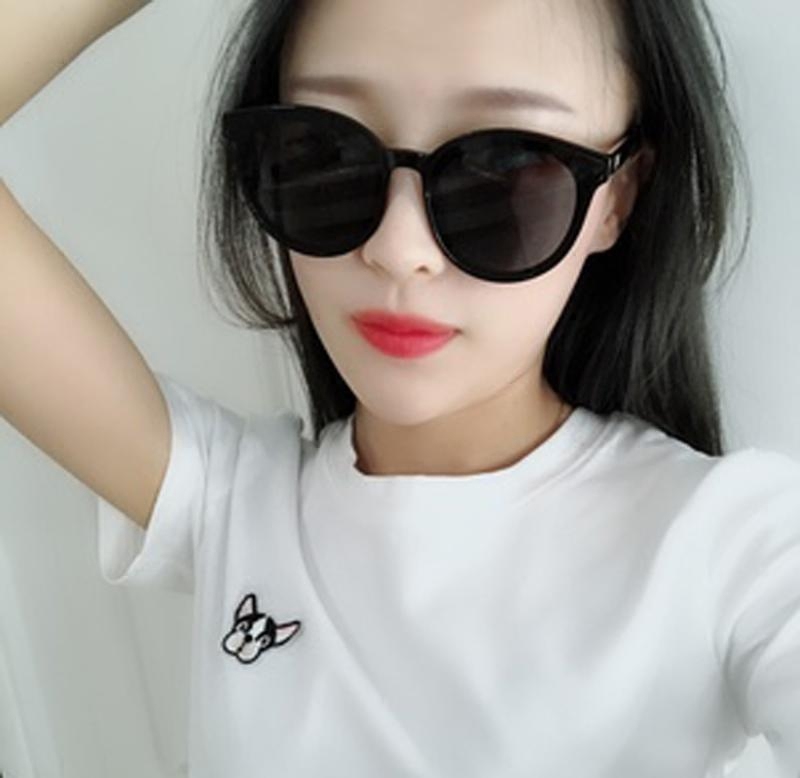 墨镜女潮2018新款韩国网红明星同款圆脸太阳镜女偏光太阳眼镜男