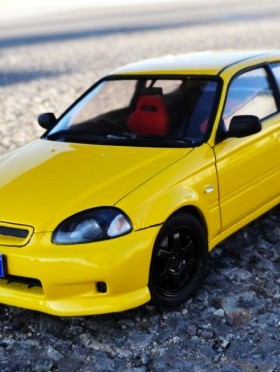 1：24FUJIMI富士美HNDA本田CIVIC喜美EK9 TYPE R汽车民用模型代工