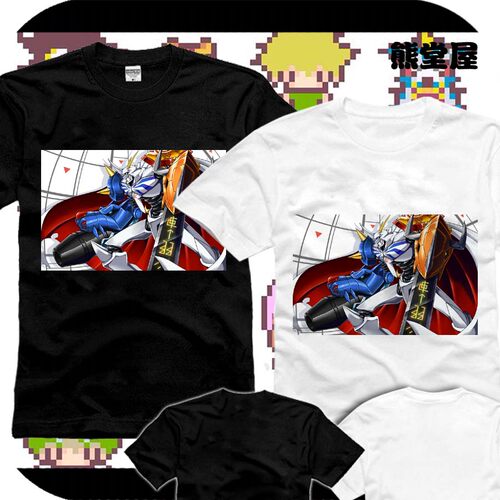 数码宝贝数码暴龙digimon奥米加兽纯棉衣服T恤短袖