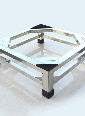 加高不锈钢洗衣机底座冰箱托架 消毒碗柜支架 增高加固 通用架子