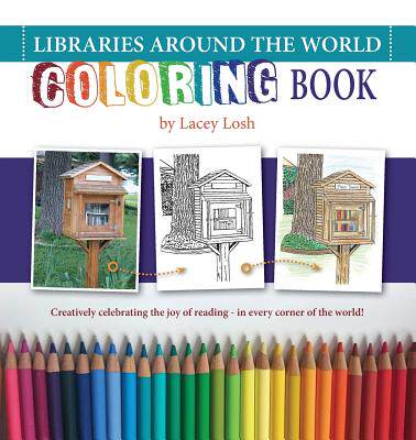 【预售】Libraries Around the World Coloring Book