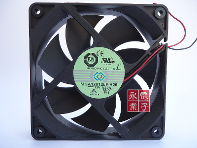 MAGIC MGA12012LF-A25 12V 0.30A 12CM 12025电源 机箱散热风扇