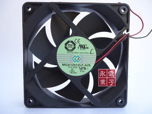 MAGIC MGA12012LF-A25 12V 0.30A 12CM 12025电源 机箱散热风扇