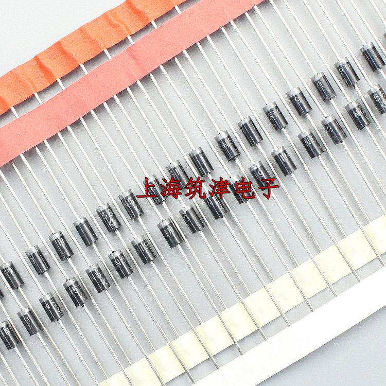 直插肖特基二极管 1N5819 IN5819 1A 40V 整流二极管(100只10元)