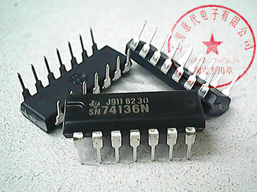 SN74136N  TI   74LS136〖正品原装〗赛格市场G332室实体店 现货