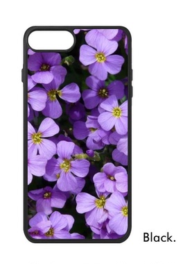 适用于iPhone美丽浪漫紫色花朵Xr手机壳max保护套678plus硅胶11