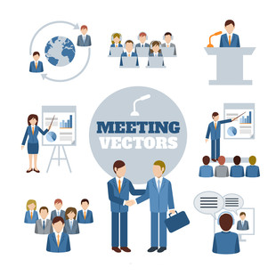 矢量高清办公商业会谈宣传图标 粘成抑制癌变丹麦议会