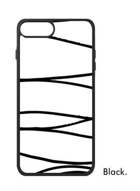 适用于iPhone黑白不规则线条纹理Xr手机壳max678plus11手机保护套