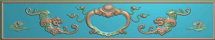 高清设计木雕素材精雕图jdp灰度图bmp精品百福蝙蝠抽斗拉手特价