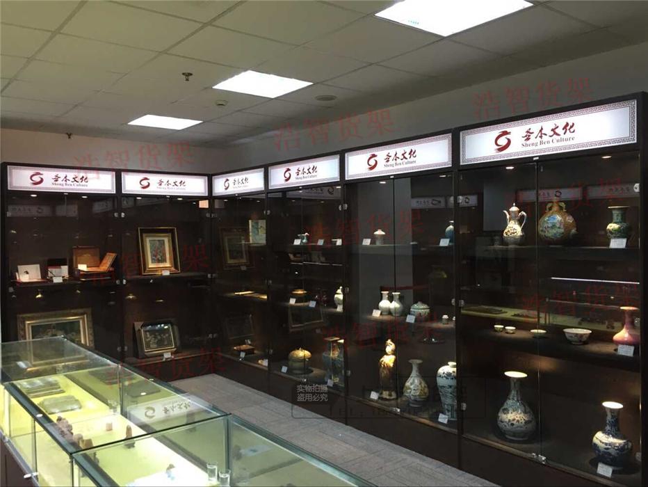 木质玉器古董玻璃柜台