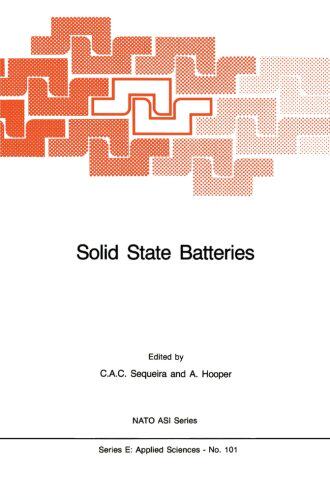 【预订】Solid State Batteries