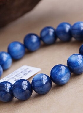 天然蓝绒晶10MM   送女友 送爱人