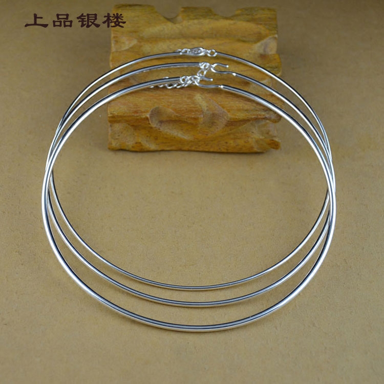 999纯银项圈成人女手工高级感