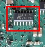 HCF4070 奔驰ML350钥匙维修芯片 全新原装现货库存 请直拍