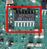 HCF4070 奔驰ML350钥匙维修芯片 全新原装现货库存 请直拍