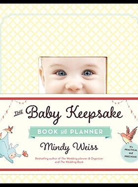 【预售】The Baby Keepsake Book and Planner