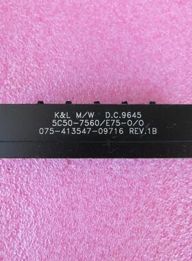 K&L 5C50-7560/E75-0/0  7.56GHz SMA母  射频微波同轴带通滤波器