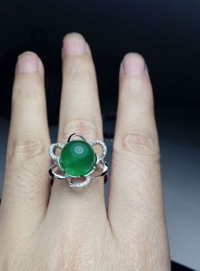 纯银纯银花边活口戒托