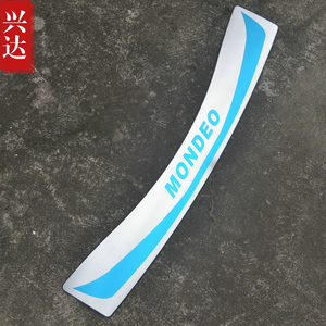 2013-15款福特新蒙迪欧专用不锈钢后备箱外踏板 Mondeo外置后护板