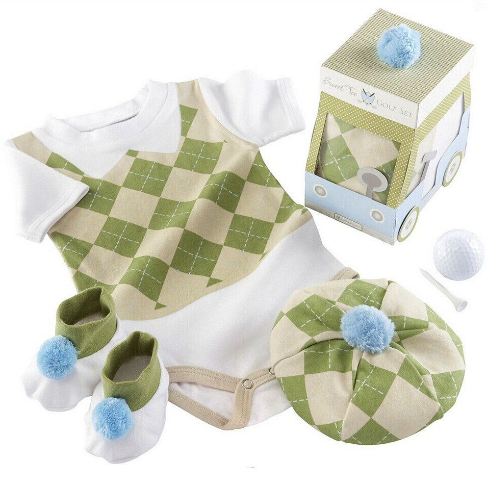 无现货 美国正品Baby Aspen婴儿礼盒高尔夫套装连体服帽袜子|msdalam kategori Kanak-kanak/Bayi/Keluarga dipasang, Hadiah bayi - dari Buy2taobao.com untuk memberikan perkhidmatan ejen Taobao profesional membeli