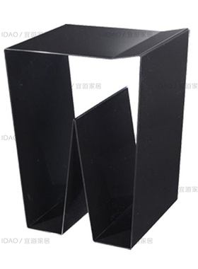 IDAO创意金属边桌/设计师凳子茶几书架储物架床头柜切口几何折弯