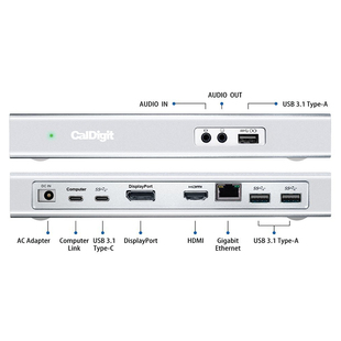 MacBook pro CalDigit USB-C扩展坞Type-C适配器HDMI 网口.