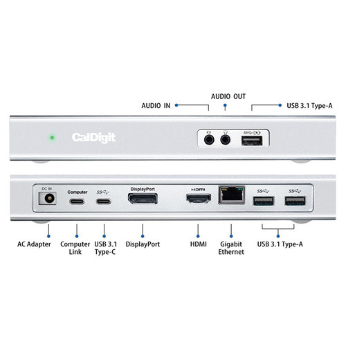 MacBook pro CalDigit USB-C扩展坞Type-C适配器HDMI 网口.