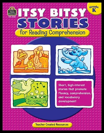 【预售】itsy bitsy stories for reading comprehension, gra