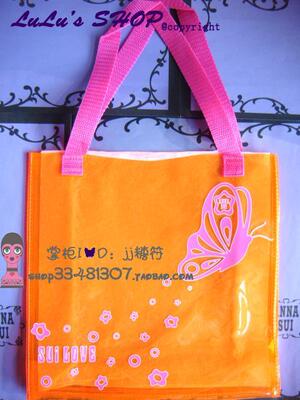 Anna Sui安娜苏SUI LOVE蝶之恋蝶恋透明沙滩包手提包背包侧肩包