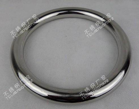 304不锈钢圆环m3*180 实心o型圏 狗链宠物环 承重圆环 手拉环