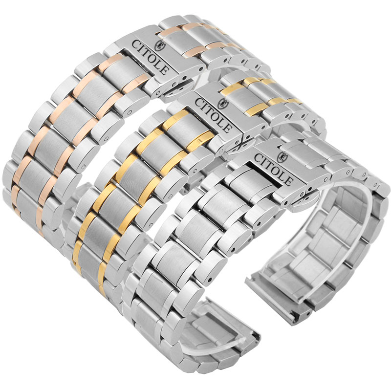 Xi Teng steel strip watch band Stainless steel steel strip watch band butterfly Snaps men and women currency Watch chain partsin the Wristwatch , Fitting  category - from Buy2taobao.com to provide professional Taobao agent buy service