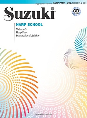 【预订】Suzuki Harp School, Vol 5: Harp Part...