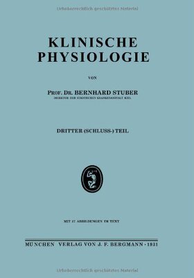 【预订】Klinische Physiologie: Dritter (Schu...