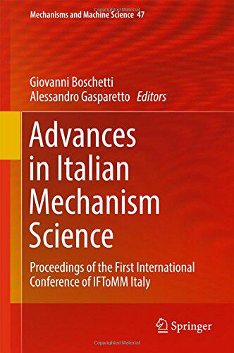 【预订】Advances in Italian Mechanism Science