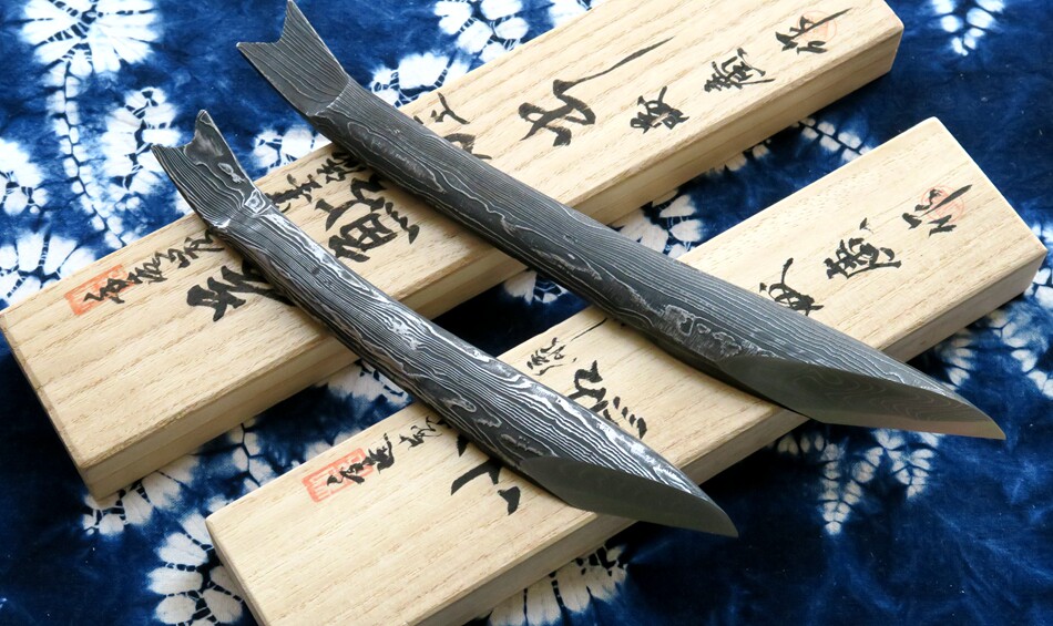 藤广作 若鲇系列  鱼形切出/嫁接刀 积层锻打切出 大久保贞一郎作