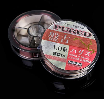 名人盘古50米鱼线棕色道系透明