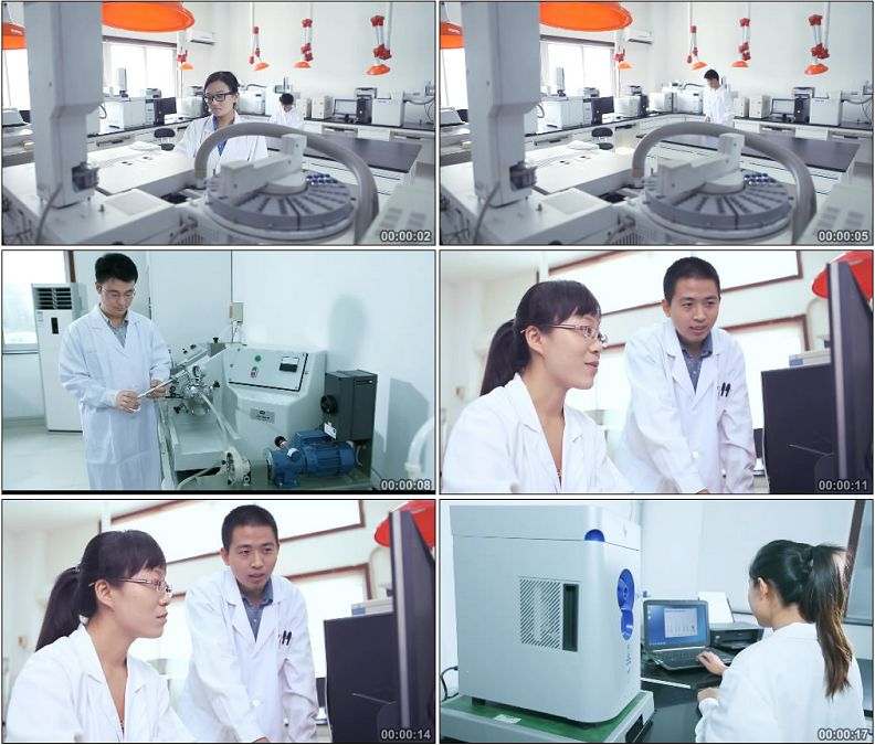 医院医生医务科研人员工作医学高清实拍视频素材