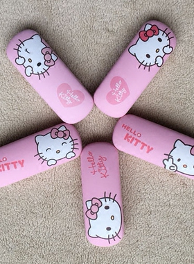 新款儿童太阳镜盒女孩Hello kitty凯蒂猫卡通学生近视眼镜盒可爱