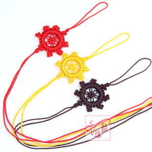 JYPJ041大号法轮结中国结挂件创意DIY手工配件配饰十字绣小中国结