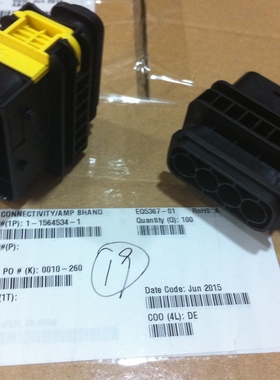 1-1564534-1 泰科/安普 TE/AMP 原装正品连接器 接插件 现货期货