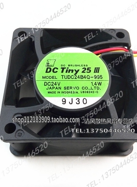 伺服 SERVO 24V 0.07A 1.4W TUDC24B4Q-995 6025 6CM 变频器风扇