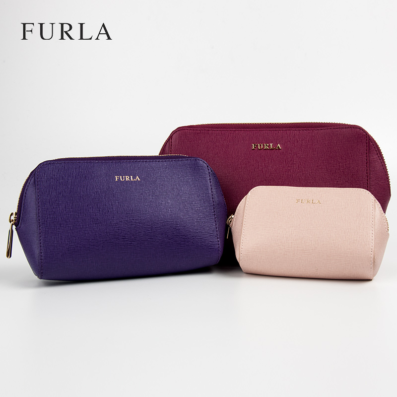 FURLA/ܽÀÅ®°ü»¯×±°ü3¼þÌ× ÃÔÄãţƤÊÕÄɰüÂÃÐаüÁãÇ®°ü