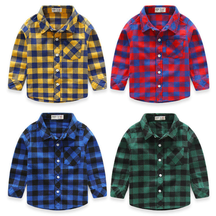 Chemise garcon à manche longue - Ref 2082151 Image 1