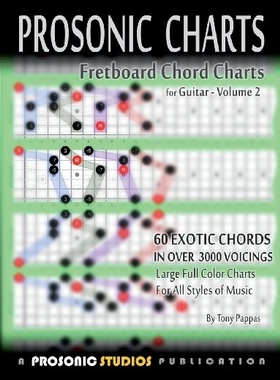【预售】Fretboard Chord Charts for Guitar - Vo