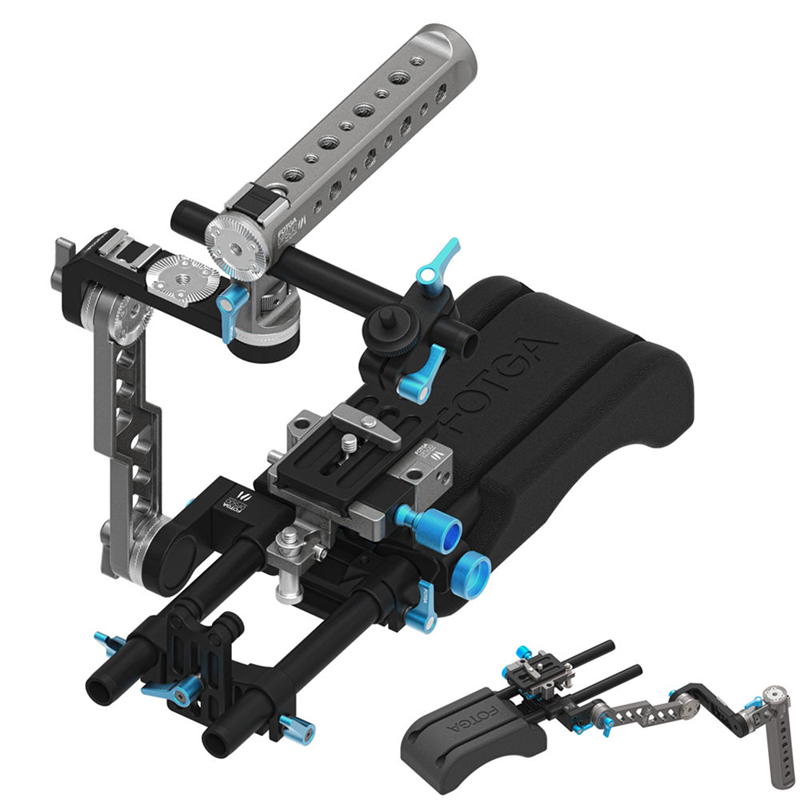 FOTGA DP500III ENG型支架标准版套装 摄影摄像套件C臂上提手套装