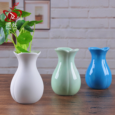 现代客厅摆件花瓶陶瓷简约