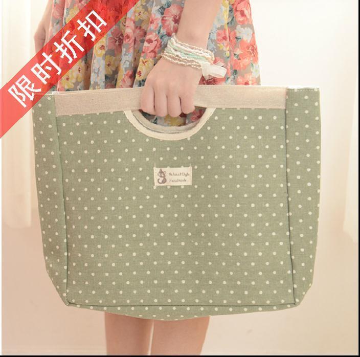 简约手提包笔记本森系日韩风甜美